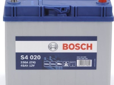 BOSCH - (Automotive Aftermarket), BOSCH - Batterie, BOSCH, Fahrzeugbatterie, Starterbatterie Bosch 12V/45Ah/330A LxBxH 238x129x227mm/S:0, AUTO & BIKE, 0 092 S40 200 S4 020