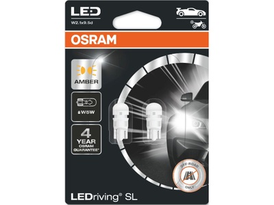 Osram, OSRAM, Ersatzleuchtmittel, LEDriving Amber 12V W5W Doppelblister, AUTO & BIKE, 2827DYP-02B, OSRAM, Ersatzleuchtmittel, LEDriving Amber 12V W5W Doppelblister, AUTO & BIKE, 2827DYP-02B