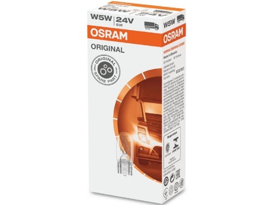 OSRAM - (OSRAM), OSRAM - Glühlampe, OSRAM, Ersatzleuchtmittel, Glassockellampe 24V 5W W 2,1x9,5d, AUTO & BIKE, 2845 3490