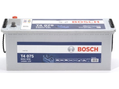 BOSCH - (Automotive Aftermarket), BOSCH - Batterie, BOSCH, Fahrzeugbatterie, Starterbatterie Bosch 12V/140Ah/800A LxBxH 513x189x223mm/S:3, AUTO & BIKE, 0 092 T40 750 T4 075