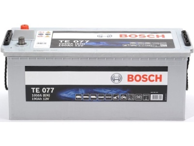 BOSCH - (Automotive Aftermarket), BOSCH - Batterie, BOSCH, Fahrzeugbatterie, EFB-Batterie Bosch 12V/190Ah/1050A LxBxH 513x223x223mm/S:3, AUTO & BIKE, 0 092 TE0 777 TE 077