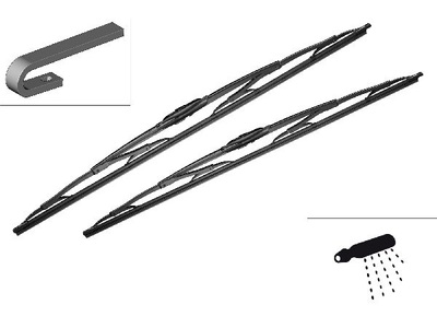 BOSCH - (Automotive Aftermarket), BOSCH - Wischblatt, BOSCH, Scheibenwischblätter, Wischblatt Paar Standard 550/550mm, AUTO & BIKE, 3 397 005 800 405