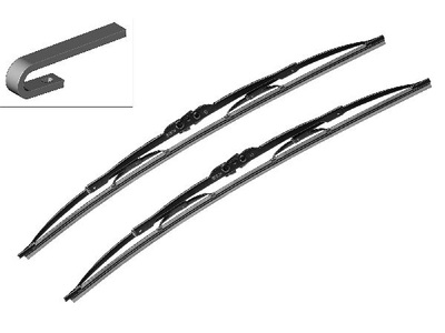 BOSCH - (Automotive Aftermarket), BOSCH - Wischblatt, BOSCH, Scheibenwischblätter, Wischblatt Paar Standard 600/530mm, AUTO & BIKE, 3 397 001 543 543