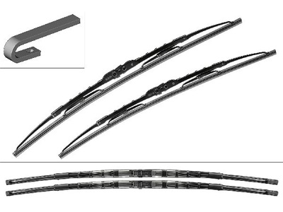 BOSCH - (Automotive Aftermarket), BOSCH - Wischblatt, BOSCH, Scheibenwischblätter, Wischblatt Paar Standard 530/530mm, AUTO & BIKE, 3 397 118 408 408