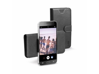 SBS, SBS Tebookrot45K - Schutzhülle (Passend für Modell: Universal Bis zu 4.5´´), SBS, Universelle Hüllen, Aufklappbares Universal-Cover für Smartphones mit bis zu 4,5 Zoll Displays, Produkte & Wohnen