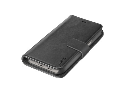 SBS, SBS, Klapphülle, Klapphülle aus echtem Leder für iPhone 14, Produkte & Wohnen, SBS, Klapphülle, Klapphülle aus echtem Leder für iPhone 14, Produkte & Wohnen