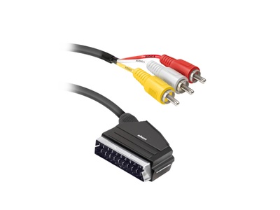 EKON, EKON, Scart, Scart - RCA Kabel mit Schalter, Produkte & Wohnen, EKON, Scart, Scart - RCA Kabel mit Schalter, Produkte & Wohnen