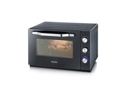 Severin, Severin 2073 Minibackofen Timerfunktion, Grillfunktion, mit Pizzastein 60 l, SEVERIN, Kochen und Backen, Severin TO2073 Kleinbackofen, Produkte & Wohnen