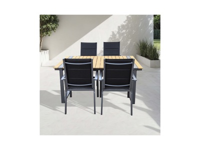 Contini, CONTINI, Unsere Neuheiten, CONTINI Gartentischset 180x90xm mit 4 Stühlen Gartenmöbel, Produkte & Wohnen, CONTINI, Unsere Neuheiten, CONTINI Gartentischset 180x90xm mit 4 Stühlen, Produkte & Wohnen