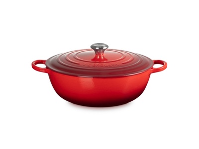 Le Creuset, Le Creuset - Kochtopf - 32 cm und Rot - Rot, Le Creuset, Töpfe und Pfannen, Le Creuset La Marmite Signature 32 cm Töpfe und Pfannen, Produkte & Wohnen