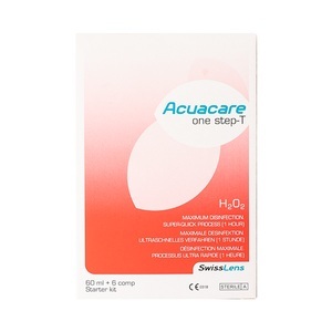 Swiss Lens, Acuacare One Step-T 60ml, Acuacare One Step- T - 60ml + 6 Tabletten + Behälter