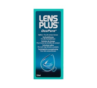 AMO | Abbott, Lens Plus OcuPure Kochsalzlösung 120ml, Lens Plus OcuPure - 240ml