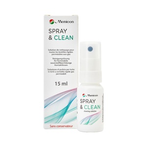 Menicon, Spray & Clean Menicon 15 ml - Reinigungslösung, Spray & Clean Lipidreiniger 15 ml