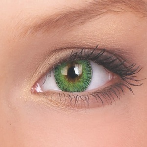 Maxvue Vision, ColourVUE Fusion Green Yellow - mit Stärke (2 Linsen), ColourVUE Fusion Yellow Green 2 Drei-Monatslinsen | Kontaktlinsen
