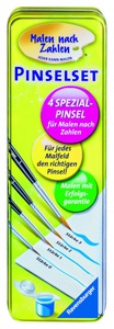 undefined, Ravensburger Pinselset Malen nach Zahlen Zubehör 29099, Ravensburger Malen nach Zahlen 29099 - Pinselset - Kinder ab 7 Jahren und Erwachsene