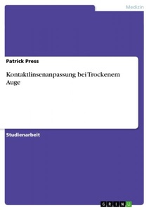 undefined, Kontaktlinsenanpassung bei Trockenem Auge, 