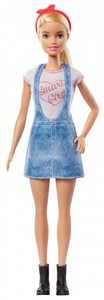 Mattel, Barbie Karriere Puppe (blond) mit Überraschungs-Moden und Accessoires, 
