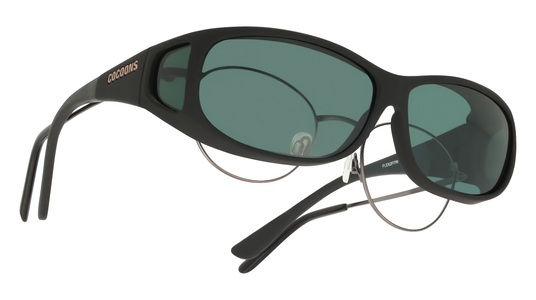 Cocoons, Cocoons Fitover MS Unisex-Sonnenbrille Vollrand Eckig Kunststoff-Gestell, Schwarz, Cocoons Fitover MS Unisex-Sonnenbrille Vollrand Eckig Kunststoff-Gestell, Schwarz