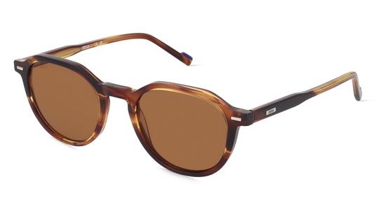 Zeiss, Zeiss ZS24543S Unisex-Sonnenbrille Vollrand Panto Acetat-Gestell, braun