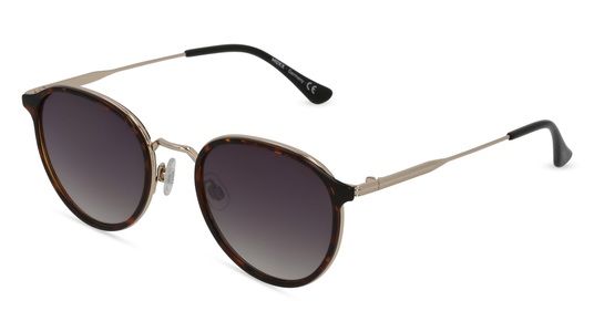Mexx Eyes 6440 Damen-Sonnenbrille Vollrand Panto Metall-Gestell, gold
