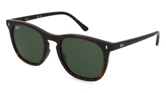 Ray-Ban 0RB2210 Unisex-Sonnenbrille Vollrand Eckig Propionat-Gestell, braun