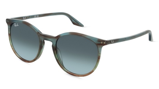 Ray-Ban RB2204 Unisex-Sonnenbrille Vollrand Panto Acetat-Gestell, blau