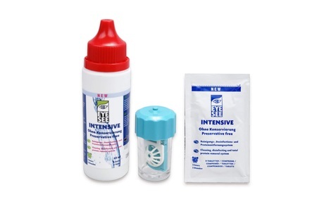 EyeSee, EyeSee Intensive (60 ml + 8 Neutralisationstabletten + 1 Behälter) Peroxidlösung, Pflegemittel