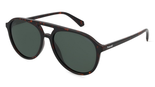 Polaroid PLD 4162/S Unisex-Sonnenbrille Vollrand Pilot Kunststoff-Gestell, braun