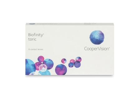 Biofinity, Biofinity Toric (6er Packung) Monatslinsen (-0.5 dpt, Zyl. -0,75, Achse 100 ° & BC 8.7)