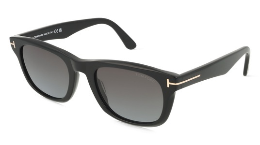 Tom Ford, Tom Ford FT1076 KENDEL Herren-Sonnenbrille Vollrand Eckig Acetat-Gestell, schwarz