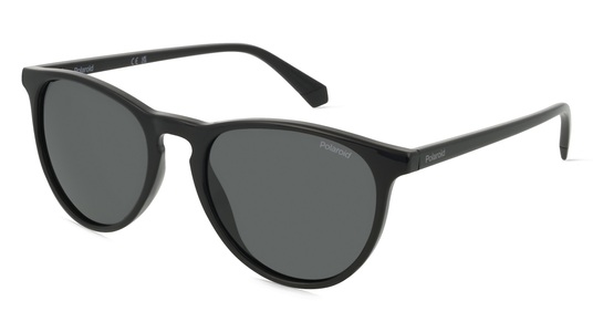 POLAROID PLD 4152/S Damen-Sonnenbrille Vollrand Panto Kunststoff-Gestell, schwarz