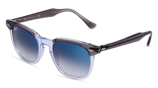 Ray-Ban, Ray-Ban Sonnenbrillen RB2298 Hawkeye 13553F, Ray-Ban RB 2298 HAWKEYE Unisex-Sonnenbrille Vollrand Browline Acetat-Gestell, Grau