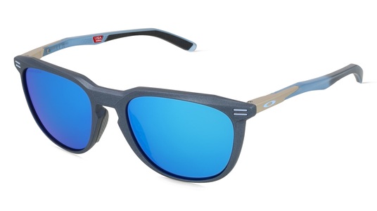 Oakley, OAKLEY OO9286 Herren-Sonnenbrille Vollrand Rund Kunststoff-Gestell, blau