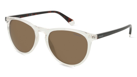 Polaroid, POLAROID PLD 4152/S Damen-Sonnenbrille Vollrand Panto Kunststoff-Gestell, transparent, POLAROID PLD 4152/S Damen-Sonnenbrille Vollrand Panto Kunststoff-Gestell, transparent