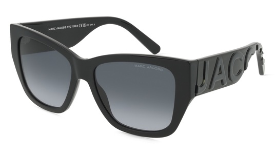 Marc Jacobs, Marc Jacobs 695/S Damen-Sonnenbrille Vollrand Butterfly Acetat-Gestell, schwarz