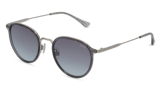 Mexx Eyes 6440 Damen-Sonnenbrille Vollrand Panto Metall-Gestell, silber