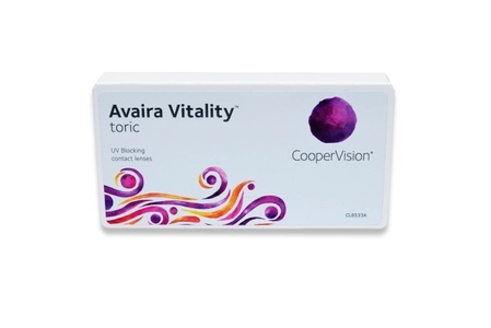 Avaira, Avaira Vitality Toric (3er Packung) Monatslinsen (-0.5 dpt, Zyl. -0,75, Achse 100 ° & BC 8.5) mit UV-Schutz, Avaira Vitality Toric (3er Packung) Monatslinsen (-0.5 dpt, Zyl. -0,75, Achse 100 ° & BC 8.5) mit UV-Schutz