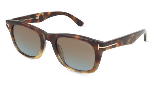 Tom Ford, Tom Ford FT1076 KENDEL Herren-Sonnenbrille Vollrand Eckig Acetat-Gestell, braun