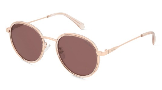 Polaroid PLD 4173/G/S/X Unisex-Sonnenbrille Vollrand Panto Edelstahl-Gestell, gold