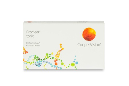 Proclear, Proclear Toric 8.8 (6er Packung) Monatslinsen (-0.5 dpt, Zyl. -0,75, Achse 100 ° & BC 8.8)