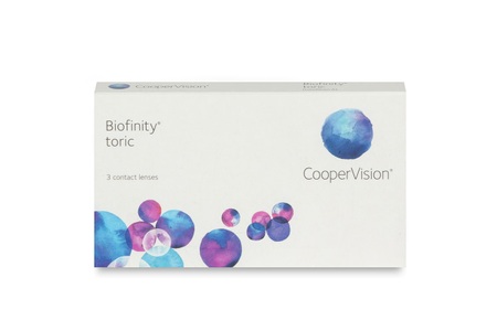 Biofinity, Biofinity Toric (3er Packung) Monatslinsen (-0.5 dpt, Zyl. -0,75, Achse 100 ° & BC 8.7)