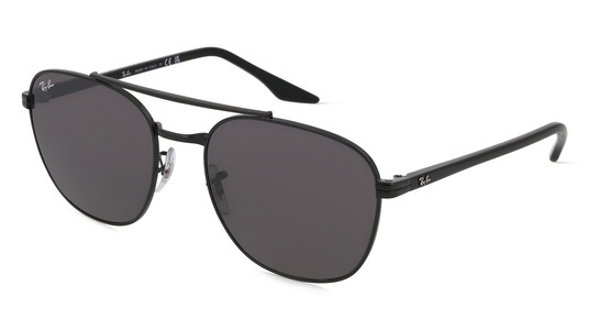 Ray-Ban, RAY-BAN RB3688 Unisex-Sonnenbrille Vollrand Eckig Metall-Gestell, schwarz, RAY-BAN RB3688 Unisex-Sonnenbrille Vollrand Eckig Metall-Gestell, schwarz