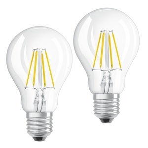 E27 4W 827 LED-Filament-Lampe 2er Set
