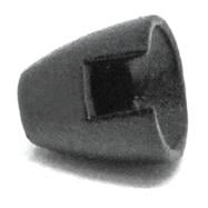 Fulling Mill, Fulling Mill Slotted Tungsten Cone - Tungstenkopf - Matte Black -, Fulling Mill Slotted Tungsten Cone - Tungstenkopf - Matte Black -