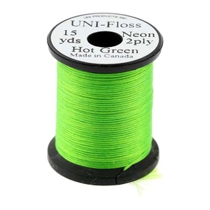 UNI, UNI Floss - Hot Green - Single Strand Super Floss, UNI Floss - Hot Green -