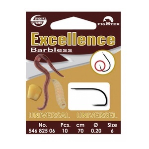Stucki Thun, Stucki Thun Excellence - Universal Haken geknüpft - ohne Widerhaken, Stucki Fishing Excellence - Universal Haken geknüpft - ohne Widerhaken