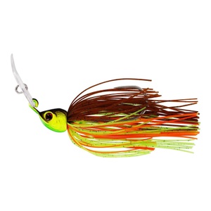 Westin, Westin BladeBite Tungsten Bladed Jig - Chatterbait - Brown Chartreuse -, 