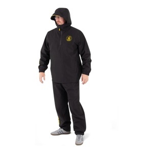 Black Cat, Black Cat Waterproof Smock - Wasserdichte Oberbekleidung für Wallerangeln - Black -