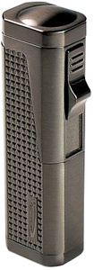 Vector-KGM, Zigarrenfeuerzeug Vector Urbano mit Bohrer 3strahlig (Farbvariante: Gun metallic), Zigarrenfeuerzeug Vector Urbano mit Bohrer 3strahlig (Farbvariante: Gun metallic)