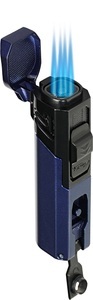 Vector-KGM, Zigarrenfeuerzeug Vector Quattro 4strahlig (Farbvariante: Blau)